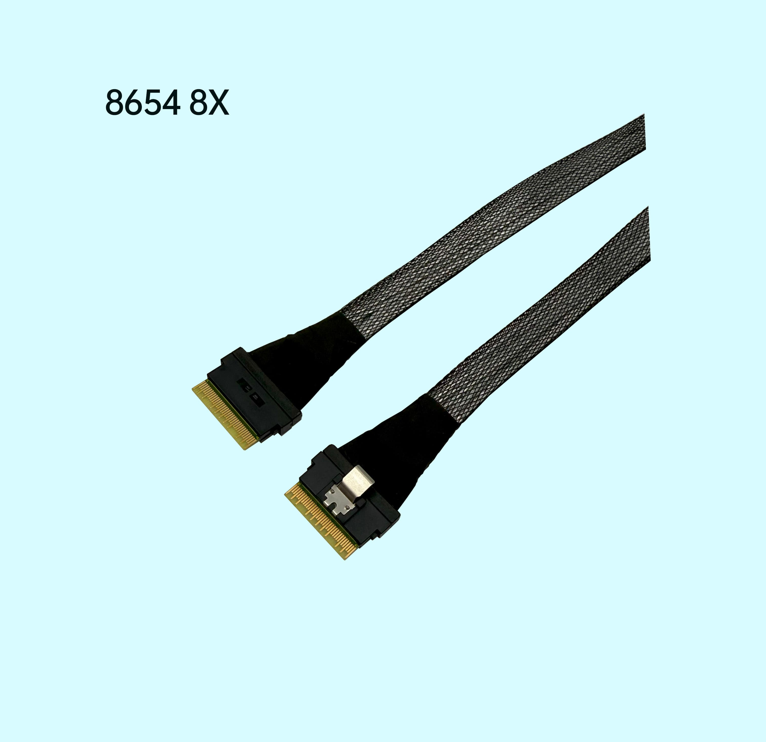 8654 8X 纖薄型 74P 180° 對 180°+網管 PCIe 32#