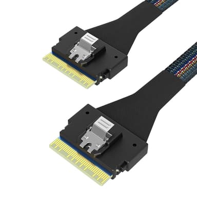 Slim SAS SFF-8654 8i to SFF-8654 74P SAS4.0 server disk array data cable